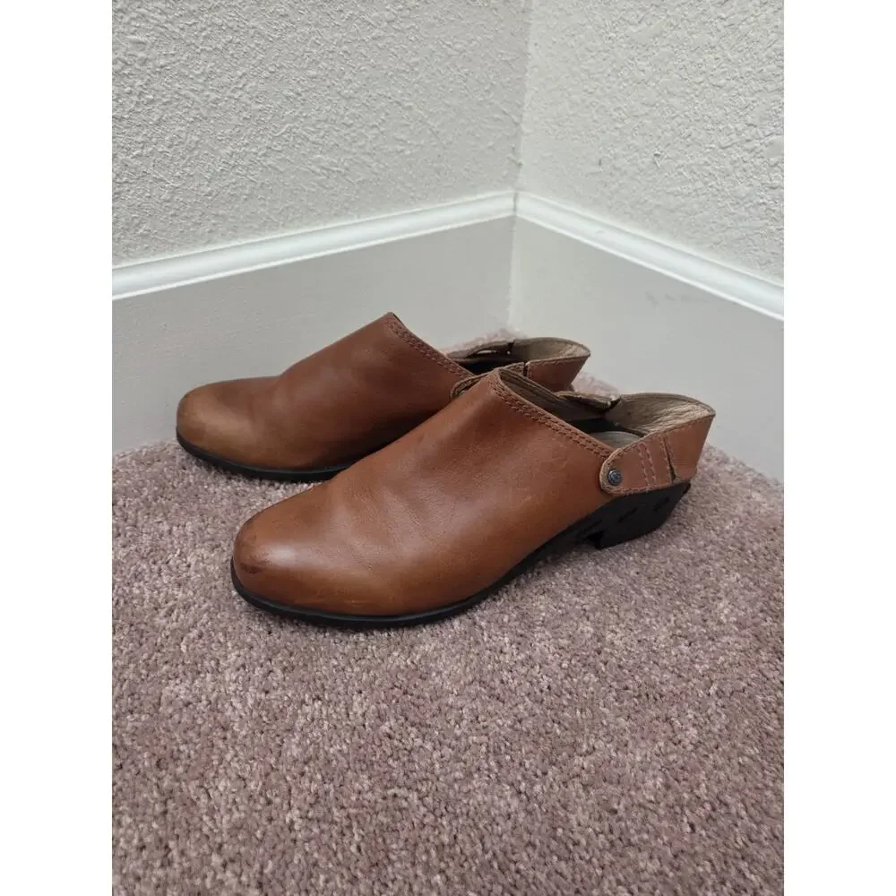 Ariat Mules Brown Leather Slingback Clogs Comfort Western Casual Shoes Womens 11